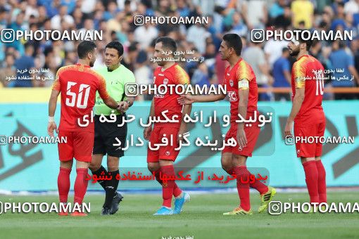 1442263, Tehran, , Iran Football Pro League، Persian Gulf Cup، 2018-19 Season، First Leg، Week 2، Esteghlal ۱ v ۱ Foulad Khouzestan on 2019/08/29 at Azadi Stadium