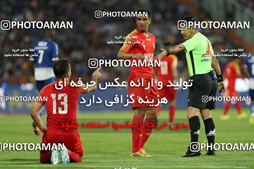 1442270, Tehran, , Iran Football Pro League، Persian Gulf Cup، 2018-19 Season، First Leg، Week 2، Esteghlal ۱ v ۱ Foulad Khouzestan on 2019/08/29 at Azadi Stadium