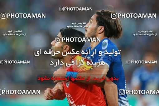 1437591, Tehran, , Iran Football Pro League، Persian Gulf Cup، 2018-19 Season، First Leg، Week 2، Esteghlal ۱ v ۱ Foulad Khouzestan on 2019/08/29 at Azadi Stadium