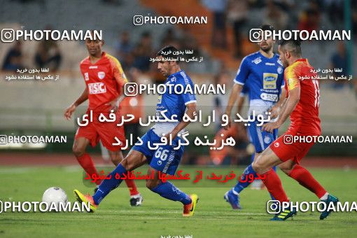 1437784, Tehran, , Iran Football Pro League، Persian Gulf Cup، 2018-19 Season، First Leg، Week 2، Esteghlal ۱ v ۱ Foulad Khouzestan on 2019/08/29 at Azadi Stadium