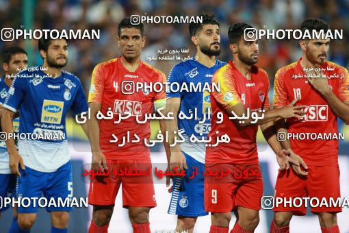 1437900, Tehran, , Iran Football Pro League، Persian Gulf Cup، 2018-19 Season، First Leg، Week 2، Esteghlal ۱ v ۱ Foulad Khouzestan on 2019/08/29 at Azadi Stadium