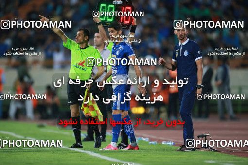 1437916, Tehran, , Iran Football Pro League، Persian Gulf Cup، 2018-19 Season، First Leg، Week 2، Esteghlal ۱ v ۱ Foulad Khouzestan on 2019/08/29 at Azadi Stadium