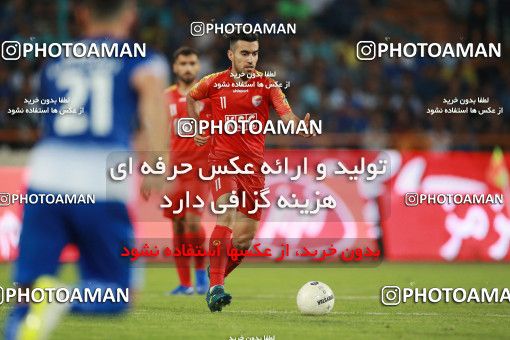 1438038, Tehran, , Iran Football Pro League، Persian Gulf Cup، 2018-19 Season، First Leg، Week 2، Esteghlal ۱ v ۱ Foulad Khouzestan on 2019/08/29 at Azadi Stadium