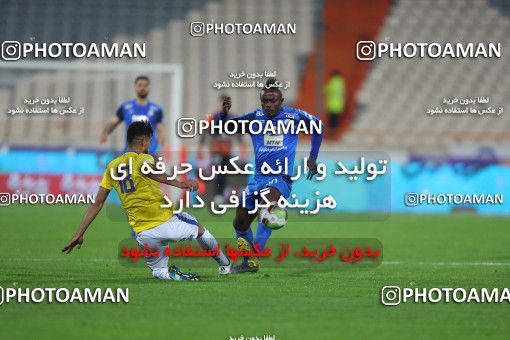 1445808, Tehran, , Iran Pro League، Persian Gulf Cup، 2018-19 season، Second Leg، Week 21، Esteghlal ۱ v ۰ Naft M Soleyman on 2019/03/08 at Azadi Stadium