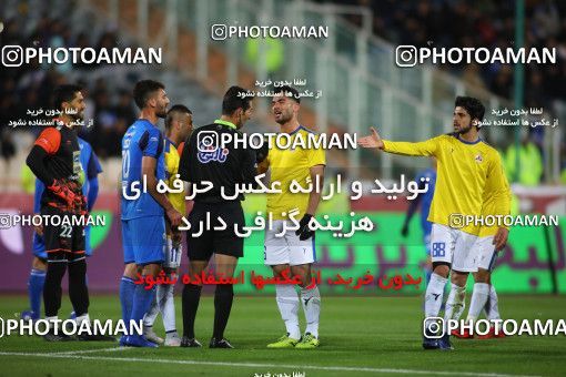 1445725, Tehran, , Iran Pro League، Persian Gulf Cup، 2018-19 season، Second Leg، Week 21، Esteghlal ۱ v ۰ Naft M Soleyman on 2019/03/08 at Azadi Stadium