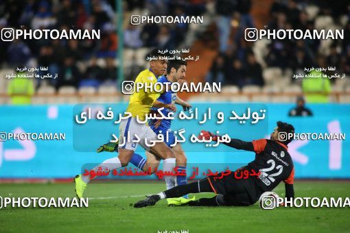 1445778, Tehran, , Iran Pro League، Persian Gulf Cup، 2018-19 season، Second Leg، Week 21، Esteghlal ۱ v ۰ Naft M Soleyman on 2019/03/08 at Azadi Stadium