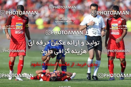 1454382, Tehran, Iran, Iran Football Pro League، Persian Gulf Cup، 2018-19 Season، First Leg، Week 4، Esteghlal ۰ v ۱ Persepolis on 2019/09/22 at Azadi Stadium