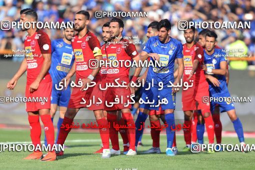 1454599, Tehran, Iran, Iran Football Pro League، Persian Gulf Cup، 2018-19 Season، First Leg، Week 4، Esteghlal ۰ v ۱ Persepolis on 2019/09/22 at Azadi Stadium