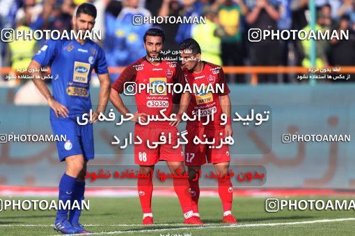 1454583, Tehran, Iran, Iran Football Pro League، Persian Gulf Cup، 2018-19 Season، First Leg، Week 4، Esteghlal ۰ v ۱ Persepolis on 2019/09/22 at Azadi Stadium