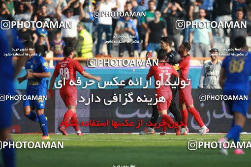 1447371, Tehran, Iran, Iran Football Pro League، Persian Gulf Cup، 2018-19 Season، First Leg، Week 4، Esteghlal ۰ v ۱ Persepolis on 2019/09/22 at Azadi Stadium