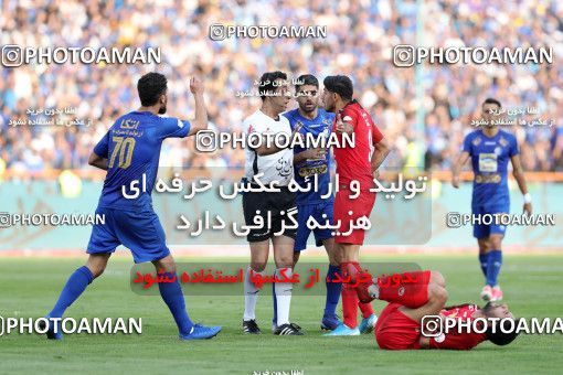 1451788, Tehran, Iran, Iran Football Pro League، Persian Gulf Cup، 2018-19 Season، First Leg، Week 4، Esteghlal ۰ v ۱ Persepolis on 2019/09/22 at Azadi Stadium