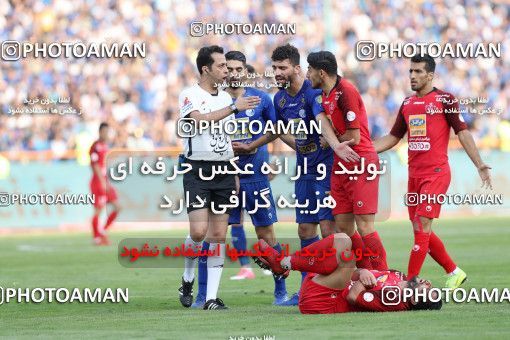 1451666, Tehran, Iran, Iran Football Pro League، Persian Gulf Cup، 2018-19 Season، First Leg، Week 4، Esteghlal ۰ v ۱ Persepolis on 2019/09/22 at Azadi Stadium