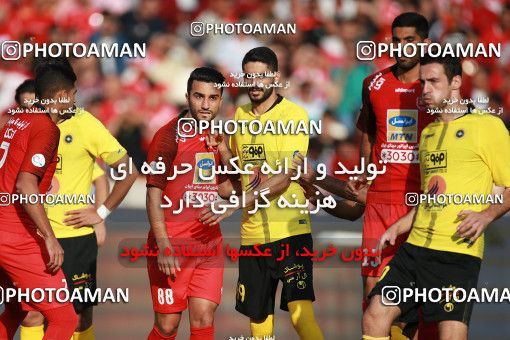 1471625, Tehran, Iran, Iran Football Pro League، Persian Gulf Cup، 2018-19 Season، First Leg، Week 5، Persepolis ۰ v 2 Sepahan on 2019/09/26 at Azadi Stadium