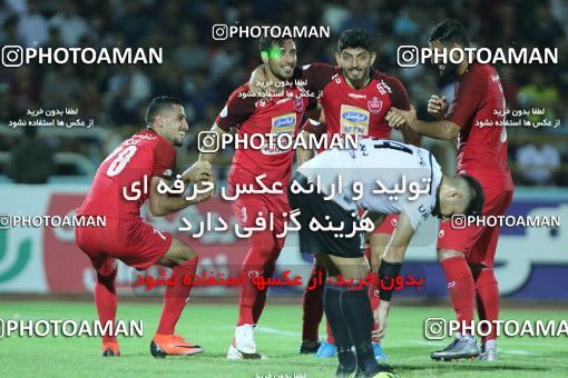 1458665, Bushehr, Iran, Iran Football Pro League، Persian Gulf Cup، 2018-19 Season، First Leg، Week 8، Shahin Shahrdari Boushehr ۰ v 5 Persepolis on 2019/10/25 at ورزشگاه شهید مهدوی بوشهر