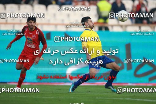 1481757, Tehran, , Iran Football Pro League، Persian Gulf Cup، 2018-19 Season، First Leg، Week 11، Persepolis ۰ v ۱ Naft M Soleyman on 2019/11/22 at Azadi Stadium