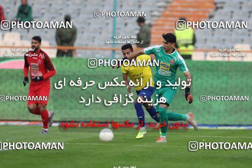 1613340, Tehran, , Iran Football Pro League، Persian Gulf Cup، 2018-19 Season، First Leg، Week 11، Persepolis ۰ v ۱ Naft M Soleyman on 2019/11/22 at Azadi Stadium