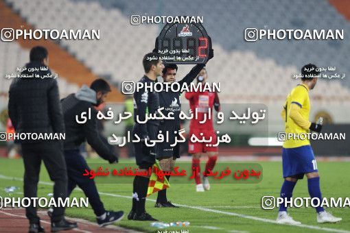 1613339, Tehran, , Iran Football Pro League، Persian Gulf Cup، 2018-19 Season، First Leg، Week 11، Persepolis ۰ v ۱ Naft M Soleyman on 2019/11/22 at Azadi Stadium