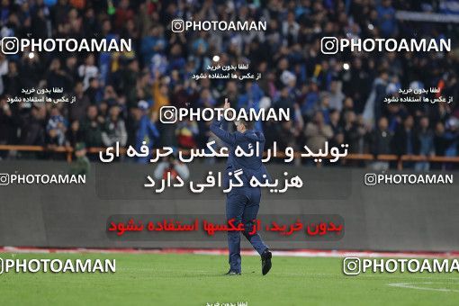 1492950, Tehran,Shahr Qods, Iran, Iran Football Pro League، Persian Gulf Cup، 2018-19 Season، First Leg، Week 13، Esteghlal ۱ v ۰ Padideh Mashhad on 2019/12/05 at Azadi Stadium