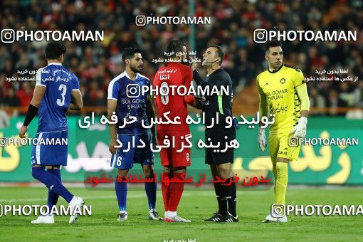 1820864, Tehran, Iran, Iran Football Pro League، Persian Gulf Cup، 2018-19 Season، First Leg، Week 14، Persepolis 2 v ۱ Gol Gohar Sirjan on 2019/12/10 at Azadi Stadium