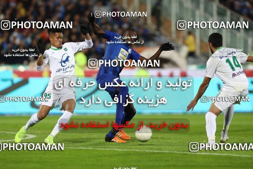 1696943, Tehran, , Iran Football Pro League، Persian Gulf Cup، 2018-19 Season، Second Leg، Week 16، Esteghlal ۱ v 2 Mashin Sazi Tabriz on 2019/12/19 at Azadi Stadium