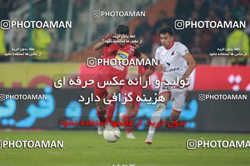 1503922, Tehran, , Iran Football Pro League، Persian Gulf Cup، 2018-19 Season، First Leg، Week 12، Persepolis ۱ v ۰ Nassaji Mazandaran F.C on 2019/12/27 at Azadi Stadium