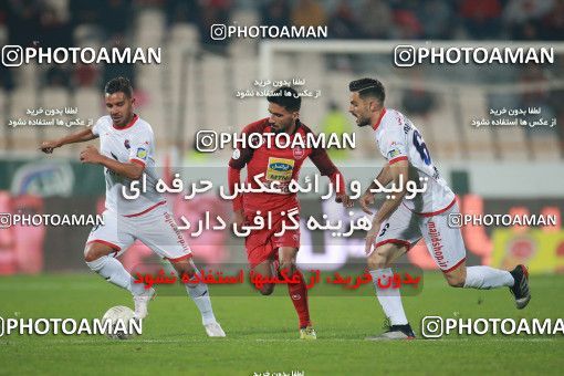 1504017, Tehran, , Iran Football Pro League، Persian Gulf Cup، 2018-19 Season، First Leg، Week 12، Persepolis ۱ v ۰ Nassaji Mazandaran F.C on 2019/12/27 at Azadi Stadium