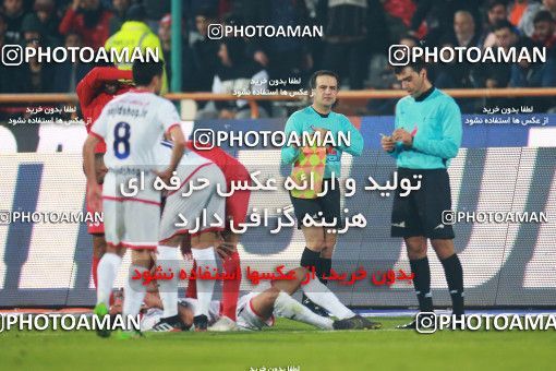 1503950, Tehran, , Iran Football Pro League، Persian Gulf Cup، Week 12، First Leg، Persepolis 1 v 0 Nassaji Qaemshahr on 2019/12/27 at Azadi Stadium