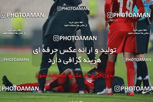 1504115, Tehran, , Iran Football Pro League، Persian Gulf Cup، 2018-19 Season، First Leg، Week 12، Persepolis ۱ v ۰ Nassaji Mazandaran F.C on 2019/12/27 at Azadi Stadium