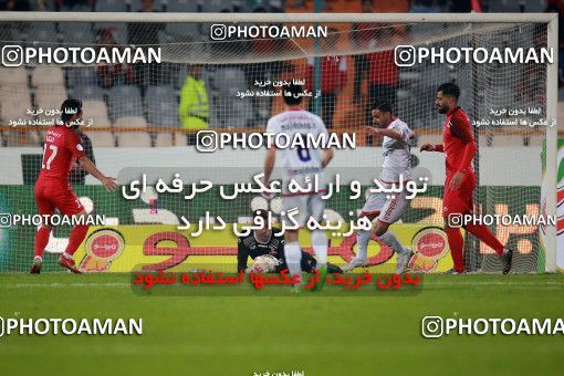 1504074, Tehran, , Iran Football Pro League، Persian Gulf Cup، 2018-19 Season، First Leg، Week 12، Persepolis ۱ v ۰ Nassaji Mazandaran F.C on 2019/12/27 at Azadi Stadium