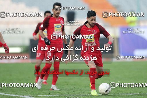 1700505, Tehran, Iran, Iran Football Pro League، Persian Gulf Cup، 2018-19 Season، Second Leg، Week 17، Persepolis 2 v ۰ Tractor S.C. on 2020/01/26 at Azadi Stadium