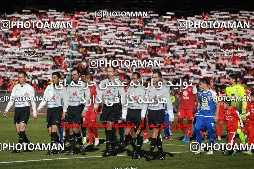 1514702, Tehran, Iran, Iran Football Pro League، Persian Gulf Cup، 2018-19 Season، Second Leg، Week 19، Persepolis 2 v 2 Esteghlal on 2020/02/06 at Azadi Stadium