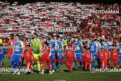 1514669, Tehran, Iran, Iran Football Pro League، Persian Gulf Cup، 2018-19 Season، Second Leg، Week 19، Persepolis 2 v 2 Esteghlal on 2020/02/06 at Azadi Stadium