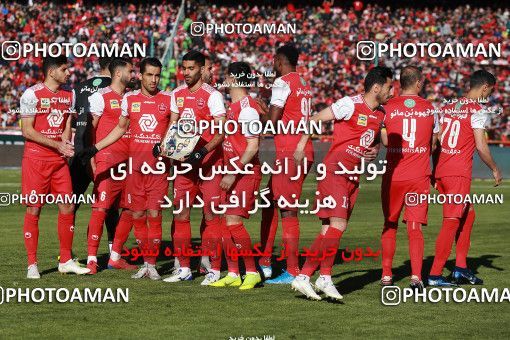 1514680, Tehran, Iran, Iran Football Pro League، Persian Gulf Cup، 2018-19 Season، Second Leg، Week 19، Persepolis 2 v 2 Esteghlal on 2020/02/06 at Azadi Stadium