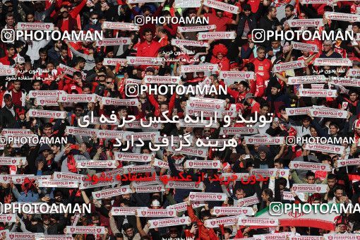 1514630, Tehran, Iran, Iran Football Pro League، Persian Gulf Cup، 2018-19 Season، Second Leg، Week 19، Persepolis 2 v 2 Esteghlal on 2020/02/06 at Azadi Stadium