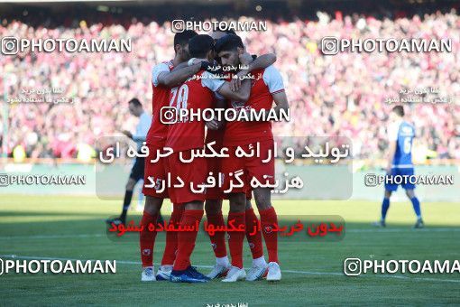 1514661, Tehran, Iran, Iran Football Pro League، Persian Gulf Cup، 2018-19 Season، Second Leg، Week 19، Persepolis 2 v 2 Esteghlal on 2020/02/06 at Azadi Stadium