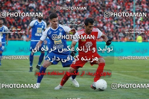 1514614, Tehran, Iran, Iran Football Pro League، Persian Gulf Cup، 2018-19 Season، Second Leg، Week 19، Persepolis 2 v 2 Esteghlal on 2020/02/06 at Azadi Stadium