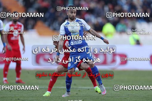 1514996, Tehran, Iran, Iran Football Pro League، Persian Gulf Cup، 2018-19 Season، Second Leg، Week 19، Persepolis 2 v 2 Esteghlal on 2020/02/06 at Azadi Stadium