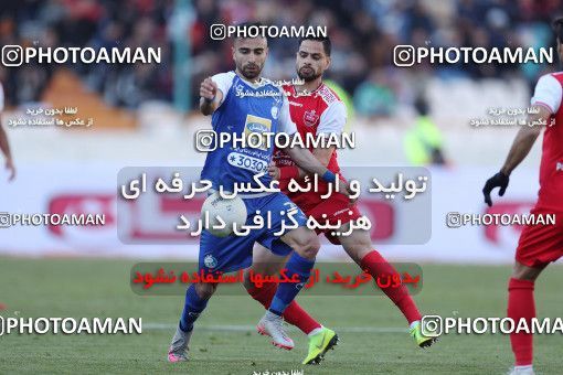 1514917, Tehran, Iran, Iran Football Pro League، Persian Gulf Cup، 2018-19 Season، Second Leg، Week 19، Persepolis 2 v 2 Esteghlal on 2020/02/06 at Azadi Stadium