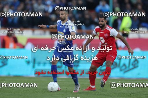 1515306, Tehran, Iran, Iran Football Pro League، Persian Gulf Cup، 2018-19 Season، Second Leg، Week 19، Persepolis 2 v 2 Esteghlal on 2020/02/06 at Azadi Stadium