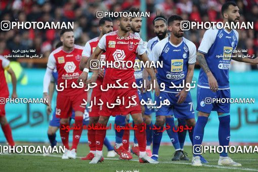 1515288, Tehran, Iran, Iran Football Pro League، Persian Gulf Cup، 2018-19 Season، Second Leg، Week 19، Persepolis 2 v 2 Esteghlal on 2020/02/06 at Azadi Stadium