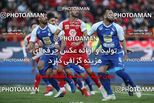 1515301, Tehran, Iran, Iran Football Pro League، Persian Gulf Cup، 2018-19 Season، Second Leg، Week 19، Persepolis 2 v 2 Esteghlal on 2020/02/06 at Azadi Stadium