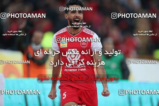 1515206, Tehran, Iran, Iran Football Pro League، Persian Gulf Cup، Week 19، Second Leg، Persepolis 2 v 2 Esteghlal on 2020/02/06 at Azadi Stadium