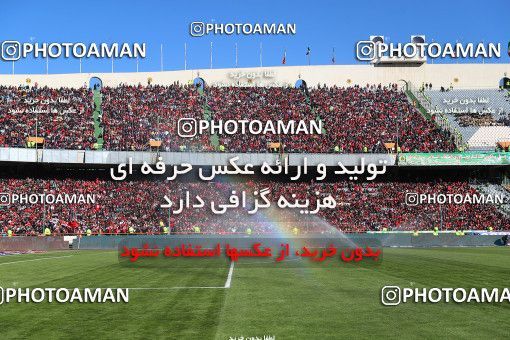 1697284, Tehran, Iran, Iran Football Pro League، Persian Gulf Cup، 2018-19 Season، Second Leg، Week 19، Persepolis 2 v 2 Esteghlal on 2020/02/06 at Azadi Stadium