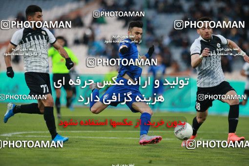 1516080, Tehran, Iran, Iran Football Pro League، Persian Gulf Cup، 2018-19 Season، Second Leg، Week 18، Esteghlal 2 v ۱ Naft M Soleyman on 2020/02/01 at Azadi Stadium