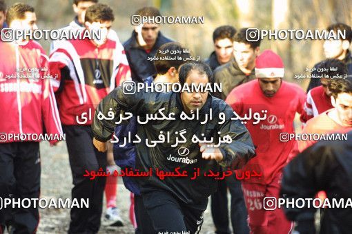 1519329, Tehran, , لیگ برتر فوتبال ایران, Persepolis Football Team Training Session on 2002/12/22 at تپه های داوودیه