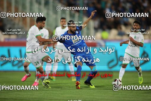 1522686, Tehran, , Iran Pro League، Persian Gulf Cup، 2018-19 season، Second Leg، Week 26، Esteghlal ۱ v ۰ Gostaresh Foulad Tabriz on 2019/04/17 at Azadi Stadium