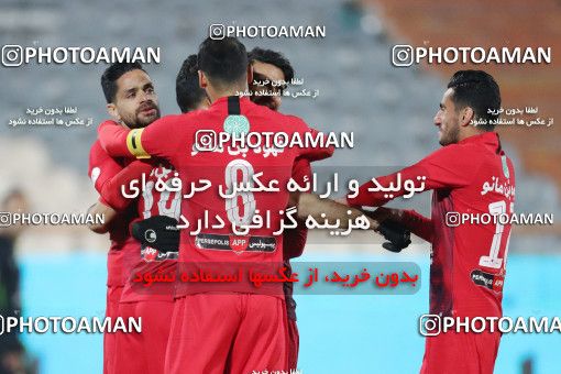 1527828, Tehran, Iran, Iran Football Pro League، Persian Gulf Cup، 2018-19 Season، Second Leg، Week 21، Persepolis 3 v ۱ Padideh Mashhad on 2020/02/27 at Azadi Stadium