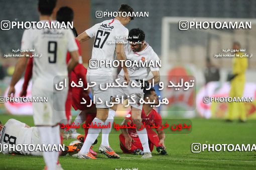 1528181, Tehran, Iran, Iran Football Pro League، Persian Gulf Cup، 2018-19 Season، Second Leg، Week 21، Persepolis 3 v ۱ Padideh Mashhad on 2020/02/27 at Azadi Stadium