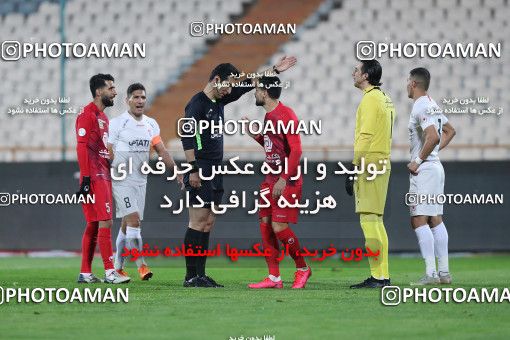 1528302, Tehran, Iran, Iran Football Pro League، Persian Gulf Cup، 2018-19 Season، Second Leg، Week 21، Persepolis 3 v ۱ Padideh Mashhad on 2020/02/27 at Azadi Stadium