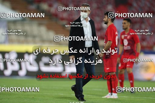 1538291, Tehran, Iran, Iran Football Pro League، Persian Gulf Cup، Week 28، Second Leg، Persepolis 0 v 1 Zob Ahan Esfahan on 2020/08/07 at Azadi Stadium